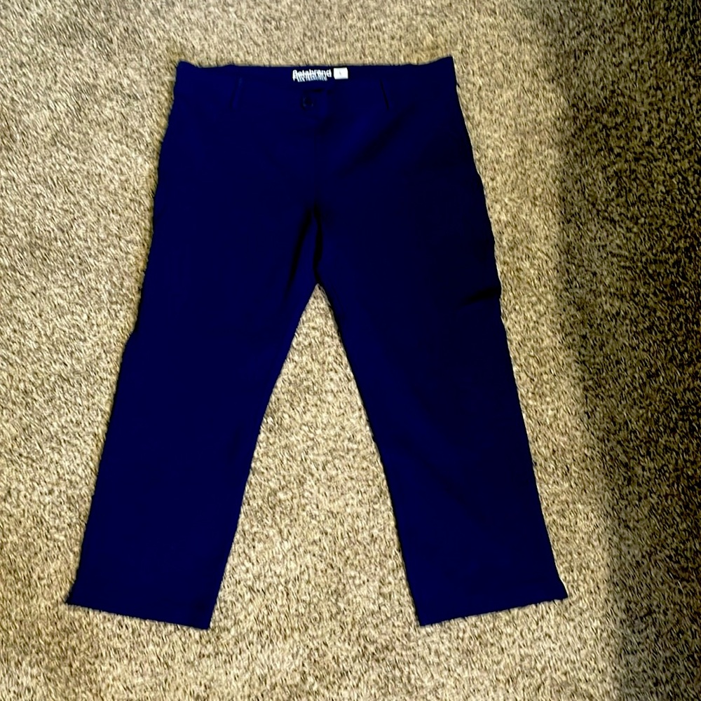 Betabrand size L navy blue capris